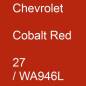 Preview: Chevrolet, Cobalt Red, 27 / WA946L.